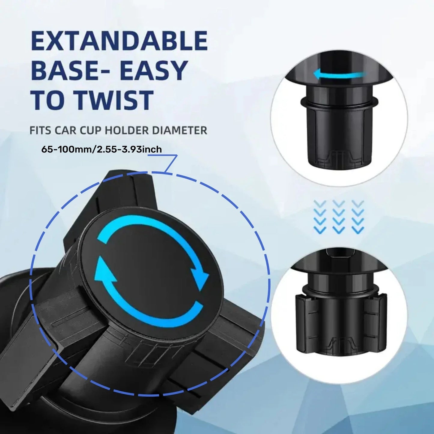 Portavasos Adaptable para Coche.